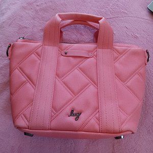 Lug Dory Matte Luxe Crossbody Bag in Watermelon IcePop